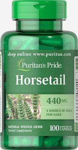 Puritan's Pride Horsetail 440 mg 100 капсул Інші екстракти