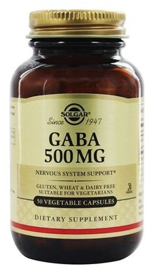 Solgar GABA 500 мг 50 капс GABA