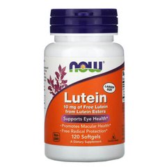 NOW Lutein 10 mg 120 капсул Лютеїн