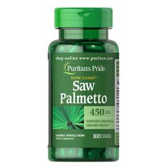 Puritan's Pride Saw Palmetto 450 mg 100 капсул