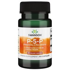 Swanson P-5-P 20 mg 60 капсул Вітамін B-6