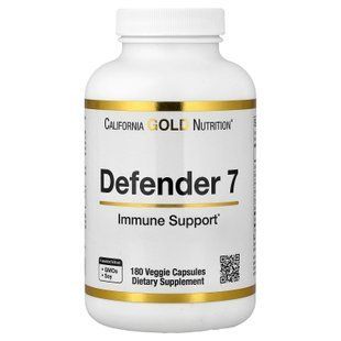California Gold Nutrition Defender 7 180 растительных капсул Витамин С