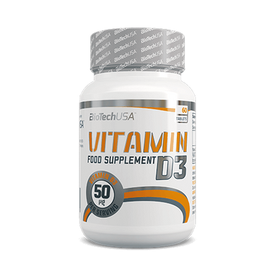 Biotech Vitamin D3 50 mcg 60 таб Вітамін D