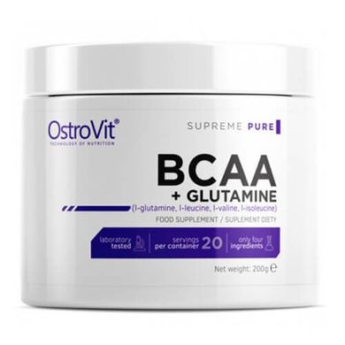 Ostrovit BCAA + Glutamine 200 грам BCAA