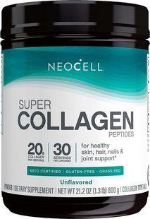 NeoCell Super Collagen Peptides Unflavored 600 грам Колаген
