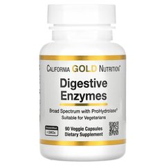 California Gold Nutrition Digestive Enzymes 90 капсул Ензими