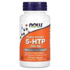 NOW 5-HTP 200 mg 60 рослинних капсул 5-HTP