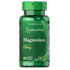 Puritan's Pride Magnesium 250 mg 100 таб