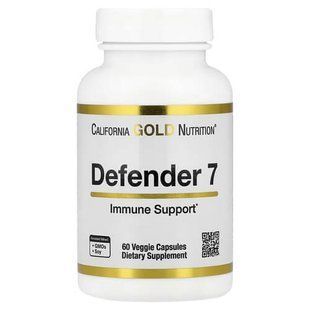 California Gold Nutrition Defender 7 60 Veggie Capsules Универсальные