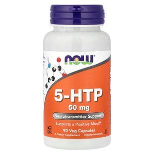 NOW 5-HTP 50 mg 90 Veg Capsules 5-HTP