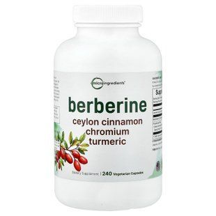 Micro Ingredients Berberine 240 растительных капсул Берберин