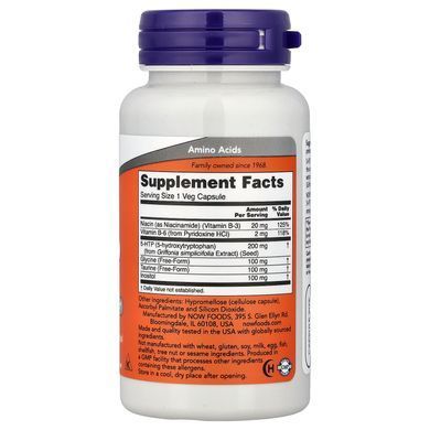 NOW 5-HTP 200 mg 60 Veg Capsules 5-HTP