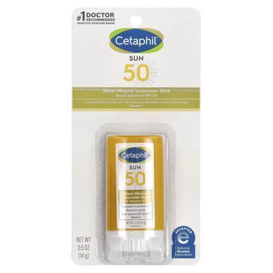 Cetaphil Sheer Mineral Sunscreen Stick SPF 50 14 грам Сонцезахисні засоби