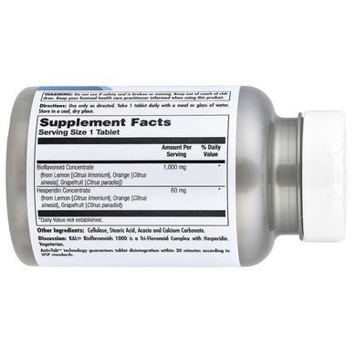 KAL Bioflavonoids 1000 mg 100 tablets Витамин С