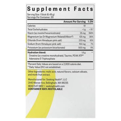 Seeking Health Optimal Electrolyte 30 стіків Ізотоніки