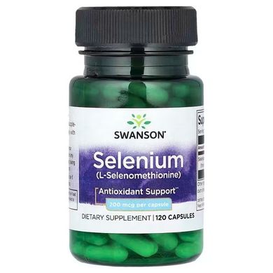 Swanson Selenium L-selenomethionine 200 mcg 120 капс. Селен