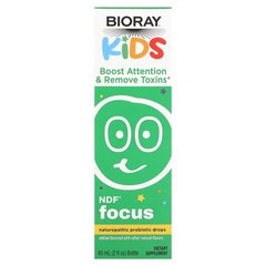 Bioray Kids NDF Focus Naturopathic Probiotic Drops Citrus 60 ml Інші добавки для дітей