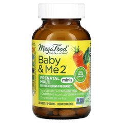 MegaFood Baby & Me 2 Prenatal Multi Minis 120 таб Вітаміни для вагітних