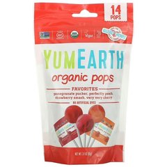 YumEarth Organic Pops 14 Pops 87 грам Солодощі