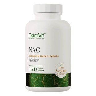 OstroVit NAC 150 mg 120 таблеток NAC (N-ацетил-L-цистеїн)