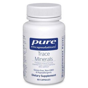 Pure Encapsulations Trace Minerals 60 капсул Мінеральні комплекси