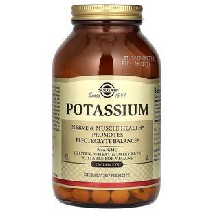 Solgar Potassium 99 mg 250 табл. Калий