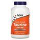 NOW Taurine 1000 mg 250 Veg Capsules
