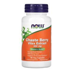NOW Chaste Berry Vitex Extract 300 mg 90 капсул Вітекс священний