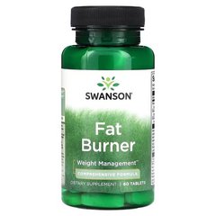 Swanson Fat Burner 60 таблеток Жироспалювачі