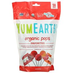 YumEarth Organic Pops 50 Pops 310 грам Солодощі