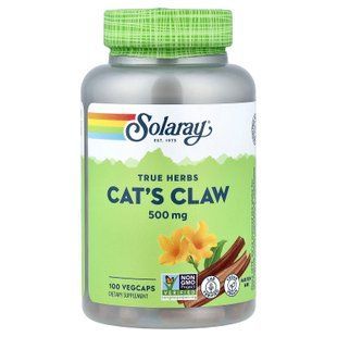 Solaray Cat's Claw Bark 500 mg 100 caps Кошачий коготь