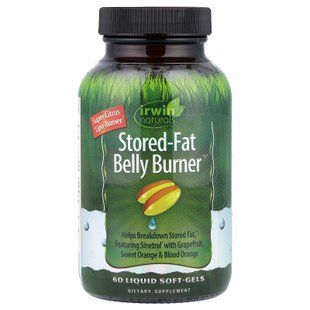 Irwin Naturals Stored-Fat Belly Burner 60 liquid softgels Комплексные жиросжигатели