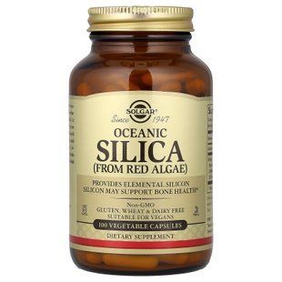 Solgar Oceanic Silica From Red Algae 100 растительных капсул Другие минералы