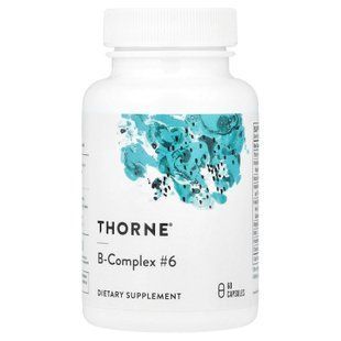 Thorne B-Complex #6 60 капсул Комплекс вітамінів групи В