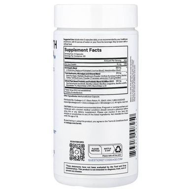 Codeage Gut Health Formula 180 растительных капсул Глютамин