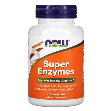 NOW Super Enzymes 90 капсул Энзимы