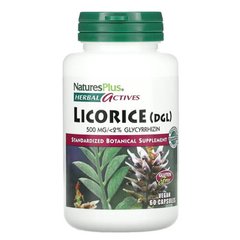 Корінь Солодки NaturesPlus Licorice 60 капсул Солодка корінь (Licorice)