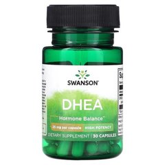 Swanson DHEA 25 mg 30 капсул DHEA