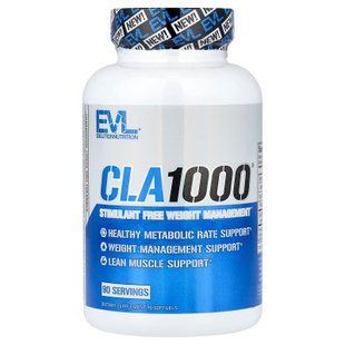 EVLution Nutrition CLA 1000 90 softgels CLA