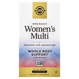 Solgar One Daily Women's Multi 60 capsules Витамины для женщин