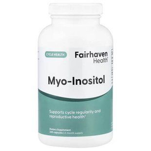 Fairhaven Health Myo-Inositol 240 капсул Інозитол (B-8)