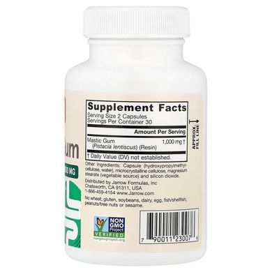 Jarrow Formulas Mastic Gum 1000 mg 60 caps Мастичная смола