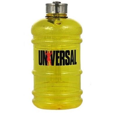 Gallon Water Bottle Universal 1.9 L Yellow Спортивні пляшки
