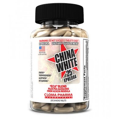 China White 25 100 капсул Комплексные жиросжигатели