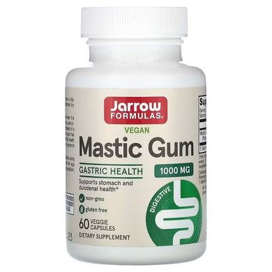 Jarrow Formulas Mastic Gum 1,000 mg 60 капсул Травлення