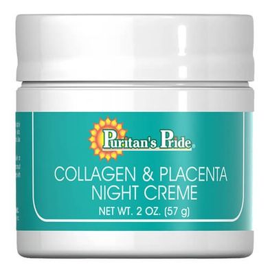 Puritan's Pride Natural Collagen and Placenta Night Creme 57 грамм