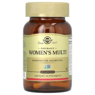 Solgar One Daily Women's Multi 60 capsules Витамины для женщин