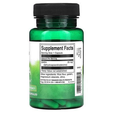 Swanson DHEA 25 mg 120 капсул DHEA