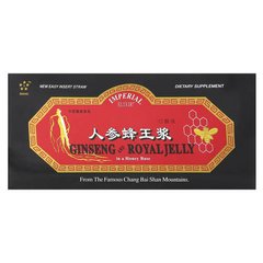 Imperial Elixir Ginseng and Royal Jelly 30 Bottles (10 ml) Женьшень