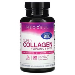 NeoCell Super Collagen + Vitamin C & Biotin 180 таблеток Колаген